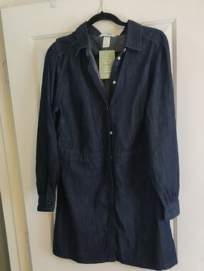 H&M brand new with tags dark denim dress